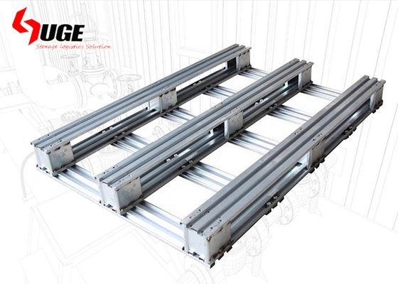 Galvanized Stackable Cargo Steel Pallet Storage Equipment  500kg  Loading Capacity