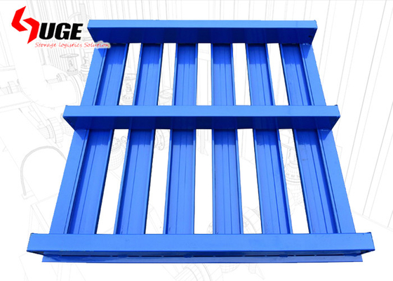 4- Way Entry Stackable Metal Pallets For Storage / Industrial Stackable Pallet Racks
