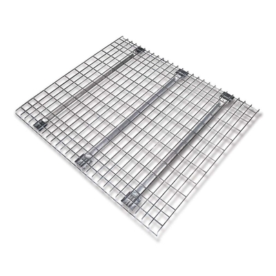 50*100mm Wire Mesh Decking Steel Pallet Rack Decking With 3 Support Bar