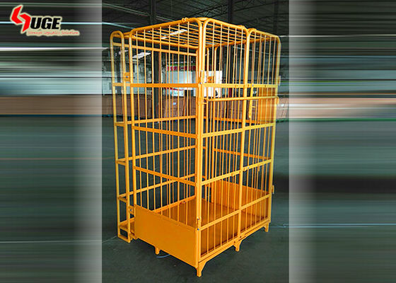 Q235 Steel Foldable Workshop Logistics Trolley 4 Layers Without Caster