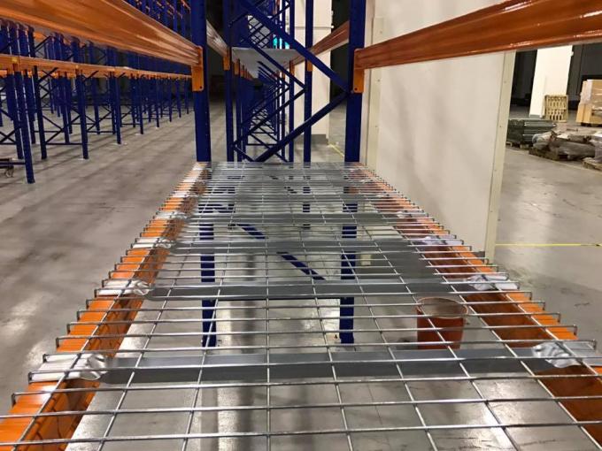 Warehouse Storage Wire Mesh Decking Wide Use Pallet Racking Decking Boards